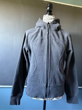 lululemon athletica Black Full-Zip Hooded Sweatshirt